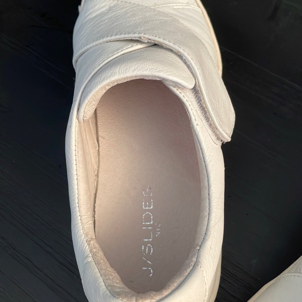 J/Slides White Platform Sneaker View 4